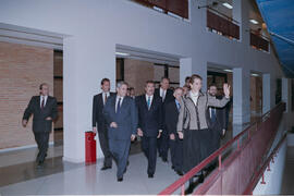 Inauguración de la Facultad de Psicología y la Biblioteca General de la Universidad de Málaga por parte de la Infanta Elena. Campus de Teatinos, Málaga. Diciembre de 1993