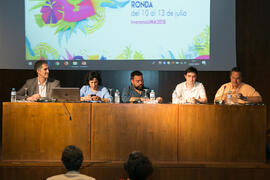 Intervención de Joaquín García Weil en la mesa redonda "Inteligencia Artificial y Ciencia Ficción: Un ejercicio ético, ¿y épico?". Curso "La buena Inteligencia Artificial". Cursos de Verano de la Universidad de Málaga. Ronda. Julio de 2018