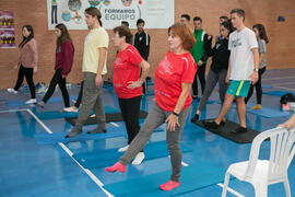 Taller de pilates e hipopresivos. 7º Congreso Internacional de Actividad Física Deportiva para Mayores. Escuela Técnica Superior de Ingeniería de Telecomunicaciones y de Informática. Noviembre de 2017