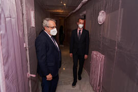 Inauguración de la exposición "Why not Korea?". Edificio del Rectorado de la Universidad de Málaga. Enero de 2022