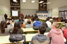 Graduación de los alumnos del CIE de la Universidad de Málaga. Centro Internacional de Español. Marzo de 2015