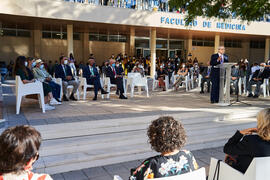 Discurso de José Ángel Narváez. Homenaje a los sanitarios en la Facultad de Medicina de la Universidad de Málaga. Campus de Teatinos. Octubre de 2021