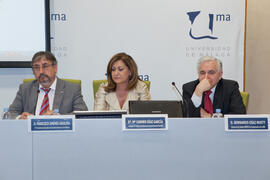 Presentación de los cursos de verano de la Universidad de Málaga. Rectorado. Mayo de 2014