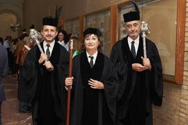 Maceros. Apertura del Curso Académico 2022/2023 de la Universidad de Sevilla y entrega de su medalla de oro a la Universidad de Málaga. Iglesia de la Anunciación, Sevilla. Septiembre de 2022