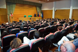 Toma de posesión del personal docente e investigador de la Universidad de Málaga. Rectorado. Octubre de 2011