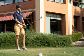 Jugador de la Universidad de Málaga. Campeonato Europeo de Golf Universitario en Antequera Golf. Antequera. Junio de 2019