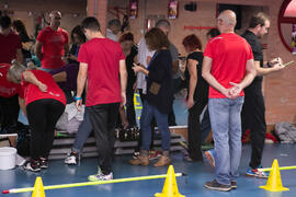 Taller de danzas colectivas. 7º Congreso Internacional de Actividad Física Deportiva para Mayores. Escuela Técnica Superior de Ingeniería de Telecomunicaciones y de Informática. Noviembre de 2017