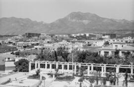 Málaga. Vistas de Benalmadena Costa. Mayo de 1963