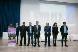 Inauguración del 7º Congreso Internacional de Actividad Física Deportiva para Mayores. Escuela Técnica Superior de Ingeniería de Telecomunicaciones y de Informática. Noviembre de 2017