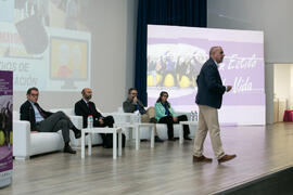 Miguel Ángel Morales Cevidanes. Panel de expertos. 7º Congreso Internacional de Actividad Física Deportiva para Mayores. Escuela Técnica Superior de Ingeniería de Telecomunicaciones y de Informática. Noviembre de 2017