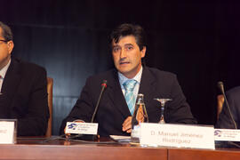Manuel Jiménez. Conferencia "Nuevos Entornos". 3º Congreso Internacional de Actividad Físico-Deportiva para Mayores de la Universidad de Málaga. Palacio de Ferias y Congresos de Málaga. Marzo de 2009