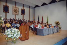Apertura del Curso Académico 1996/1997 de la Universidad de Málaga. Teatro Cervantes. Octubre de 1996