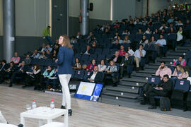 Julia Warnberg. Panel de expertos. 7º Congreso Internacional de Actividad Física Deportiva para Mayores. Escuela Técnica Superior de Ingeniería de Telecomunicaciones y de Informática. Noviembre de 2017