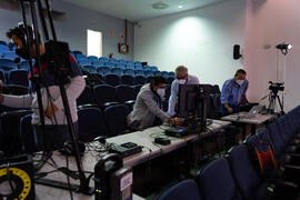 Concierto de Bandas Sonoras de la 30 edición de Fancine de la Universidad de Málaga. Auditorio de la Escuela Técnica de Ingeniería de Telecomunicaciones e Informática. Noviembre de 2020