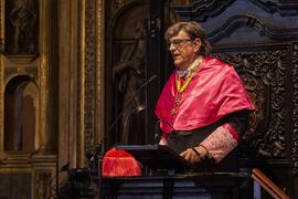 José Luis Gutiérrez Pérez. Apertura del Curso Académico 2022/2023 de la Universidad de Sevilla y entrega de su medalla de oro a la Universidad de Málaga. Iglesia de la Anunciación, Sevilla. Septiembre de 2022