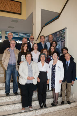 Foto de grupo. Personal del Departamento de Farmacología. Facultad de Medicina. Noviembre de 2015