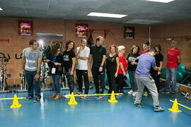 Taller de danzas colectivas. 7º Congreso Internacional de Actividad Física Deportiva para Mayores. Escuela Técnica Superior de Ingeniería de Telecomunicaciones y de Informática. Noviembre de 2017