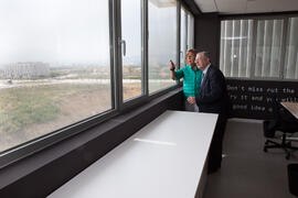 Visita a las instalaciones de 'Link by UMA-ATECH' tras su inauguración. Edificio 'The Green Ray'. Abril 2015