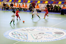 Partido Portugal contra Rusia. 14º Campeonato del Mundo Universitario de Fútbol Sala 2014 (FUTSAL). Antequera. Julio de 2014