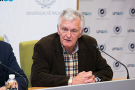 Gilbert Haffner. Presentación del libro "Celebración de París: Lugares y gentes". Edificio del Rectorado. Octubre de 2017