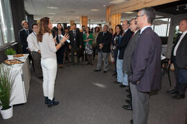 Visita guiada a Link by UMA en el Encuentro de rectores de Brasil, Portugal y España. Edificio The Green Ray. Octubre de 2015