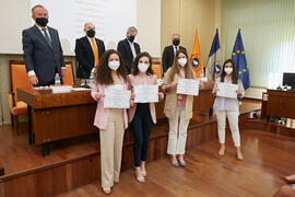 Entrega de premios. IV Encuentro "10Graduadxs10". Facultad de Ciencias Económicas y Empresariales. Mayo de 2021