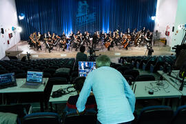Concierto de Bandas Sonoras de la 30 edición de Fancine de la Universidad de Málaga. Auditorio de la Escuela Técnica de Ingeniería de Telecomunicaciones e Informática. Noviembre de 2020