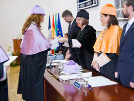 Investidura de nuevos doctores por la Universidad de Málaga 2010. Paraninfo. Enero de 2010