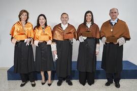 Foto de grupo. Toma de posesión del Rector de la Universidad de Málaga y su equipo de gobierno. Paraninfo. Marzo de 2024