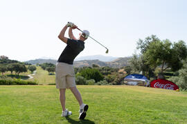 Golfista de la Universidad de Stirling. Campeonato Europeo de Golf Universitario. Antequera. Junio de 2019