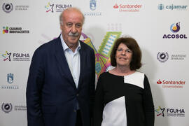 Vicente del Bosque y Blanca Sillero. Curso "Infancia en riesgo: derechos y retos. A los 30 años de la Convención de los Derechos del Niño". Cursos de verano 2019 de la Universidad de Málaga. Marbella. Julio de 2019