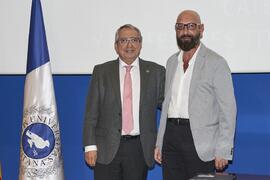 Toma de posesión de José Manuel Morales Ortega como catedrático del Área de Derecho del Trabajo y de la Seguridad Social. Toma de posesión de nuevos catedráticos y profesores titulares de la Universidad de Málaga. Paraninfo. Noviembre de 2023