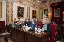 Firma de convenio entre la Universidad de Málaga Y ADIF en apoyo al Proyecto "Andalucía Tech". Antequera, Málaga. Octubre de 2010