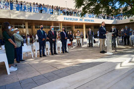 Discurso de Carlos Bautista. Homenaje a los sanitarios en la Facultad de Medicina de la Universidad de Málaga. Campus de Teatinos. Octubre de 2021