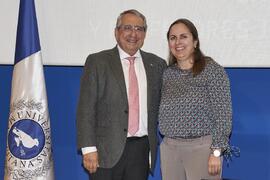 Toma de posesión de Lucía Luque Nadal como profesora titular del Área de Lingüística General de la Universidad de Málaga. Toma de posesión de nuevos catedráticos y profesores titulares de la Universidad de Málaga. Paraninfo. Noviembre de 2023