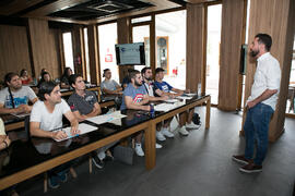 Taller «Retransmisiones deportivas. Del Periodismo al “infotainment”». Curso "Comunicación deportiva". Cursos de Verano de la Universidad de Málaga. Vélez-Málaga. Julio de 2019