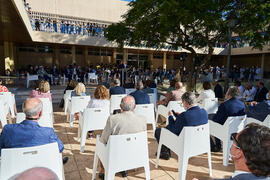 Discurso de José Ángel Narváez. Homenaje a los sanitarios en la Facultad de Medicina de la Universidad de Málaga. Campus de Teatinos. Octubre de 2021