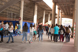 Jornadas de Puertas Abiertas de la Universidad de Málaga. Complejo Polideportivo Universitario. Abril de 2015