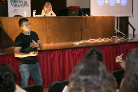 Conferencia de Manuel Marlasca "Periodismo de sucesos y tribunales". Curso "Información y Comunicación" en los Cursos de Verano de la Universidad de Málaga. Ronda. Julio de 2018