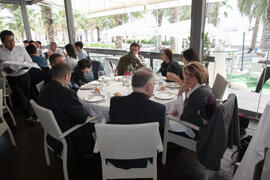 Almuerzo de despedida de la X Tribuna España - Corea. Restaurante "El Palmeral". Octubre de 2015