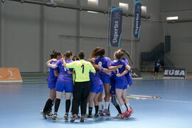 Partido Universidad de Aveiro - Universidad Ovidius de Constanta. Categoría femenina. Campeonato Europeo Universitario de Balonmano. Antequera. Julio de 2017