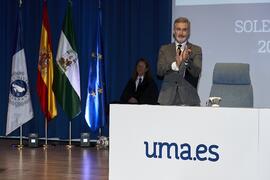 Miguel Porras Fernández. Solemne Acto de Apertura del Curso Académico 2022/2023 de las Universidades Andaluzas. Escuela Técnica Superior de Ingeniería Informática y Telecomunicaciones. Septiembre de 2022