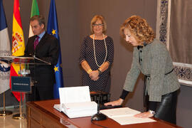 Toma de posesión del equipo de gobierno de la Universidad de Málaga. Rectorado. Enero de 2012