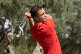 Jugador del Campeonato Europeo de Golf Universitario. Antequera. Junio de 2019