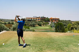 Jugador de la Universidad Toulouse Capitole. Campeonato Europeo de Golf Universitario. Antequera. Junio de 2019