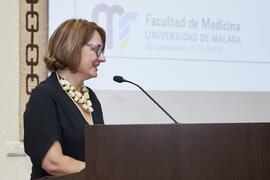 Discurso de Yolanda García Calvente. 50 Aniversario de la Facultad de Medicina de la Universidad de Málaga. Facultad de Medicina. Octubre de 2022