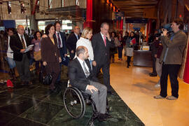 Llegada de Autoridades al Acto de Inauguración. 3º Congreso Internacional de Actividad Físico-Deportiva para Mayores de la Universidad de Málaga. Palacio de Ferias y Congresos de Málaga. Marzo de 2009