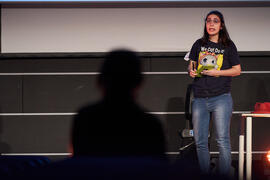 Ensayo de la gala de inauguración de la 31ª edición de Fancine de la Universidad de Málaga. Cine Albéniz. Noviembre de 2021