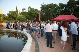Bienvenida a los alumnos de intercambio internacional de la Universidad de Málaga. Jardín botánico. Octubre de 2016