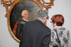 Inauguración de la exposición "Málaga Moderna siglos XVI, XVII y XVIII". Rectorado. Marzo de 2011